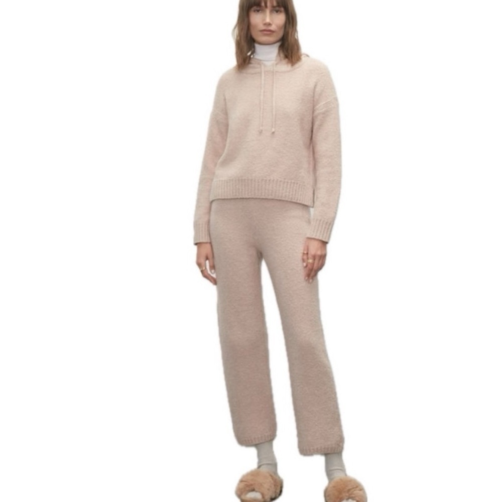 NWT Club Monaco Bouclé Pants pink/rose L